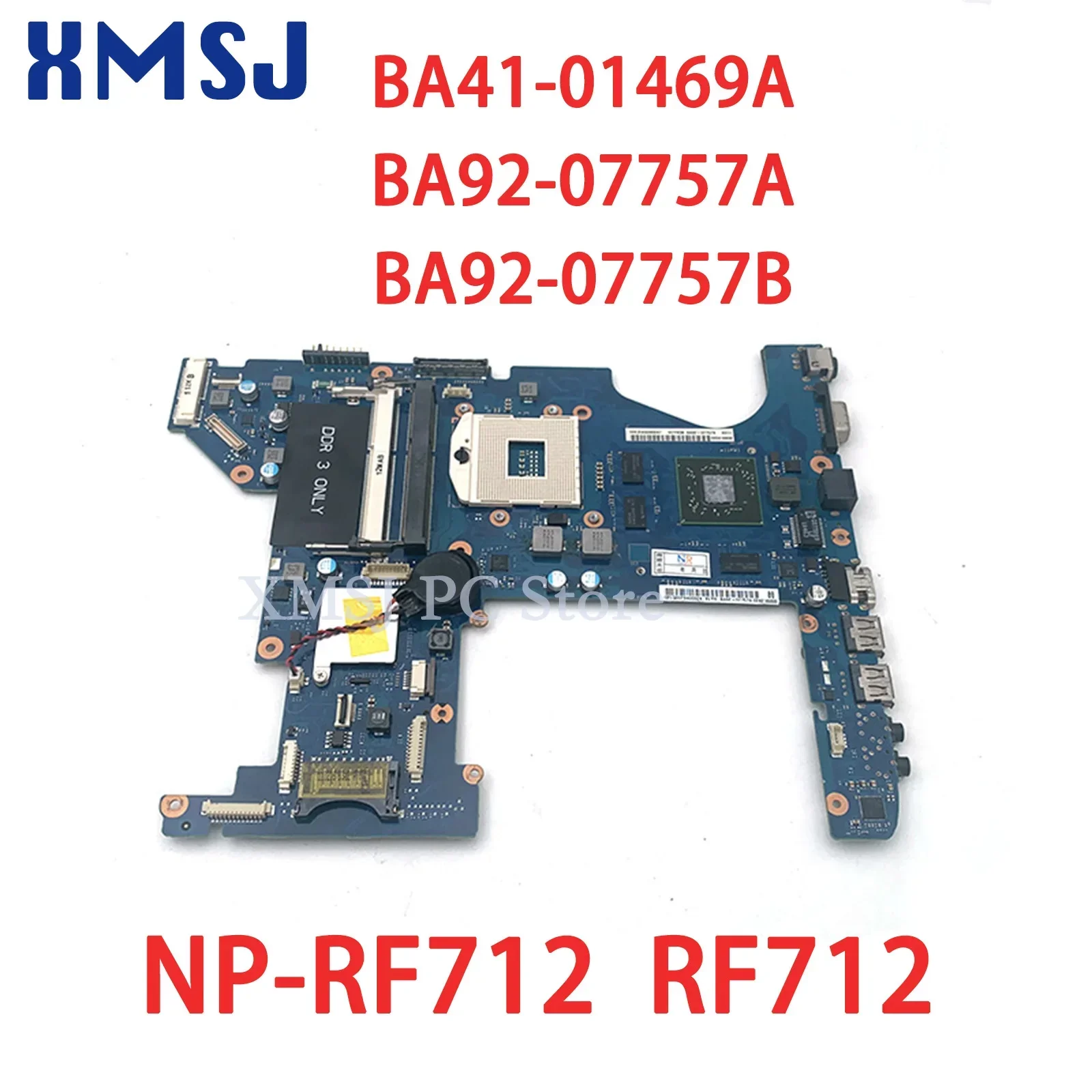 

XMSJ для Samsung NP-RF712 RF712 материнская плата для ноутбука BA41-01469A BA92-07757A системная плата 100% полностью протестирована