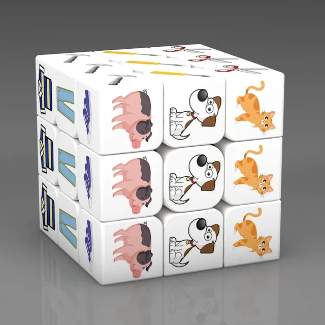3x3x3 Magic Puzzle Cube Printing National Flag Pattern Packing Cubo Children's Gifts Educational Fidget Speed Cube Toys For Kids 5