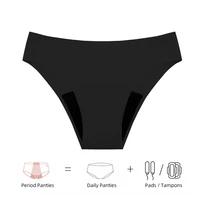 Seamless Swimwear Menstrual Panties 4-Layer Leakproof women's grooming pants Bikini Fast Absorption Summer Beachwear Period Swim 6