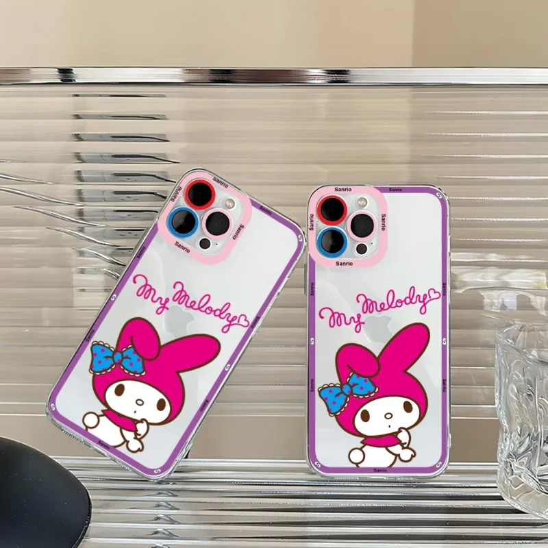 MINISO Cute Sanrio Phone Case For IPhone 14 Plus 13 12 11 Pro Max Mini