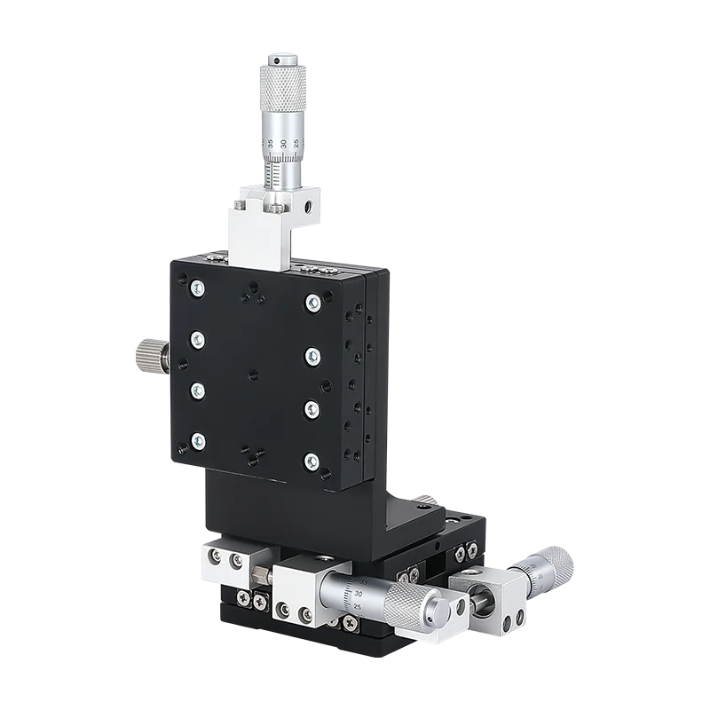 cnc XYZ Axis Manual Platform Fine-tuning Sliding Table Displacement Table 12.5mm Stroke 19.2N-58.8N Load LDV40/50/60/90