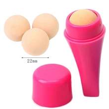 

2Pcs Facial Oil Absorbing Roller Ball Volcanic Stone Ball Oil Removing Oil Control Rolling Stone Face Cleaning Tool