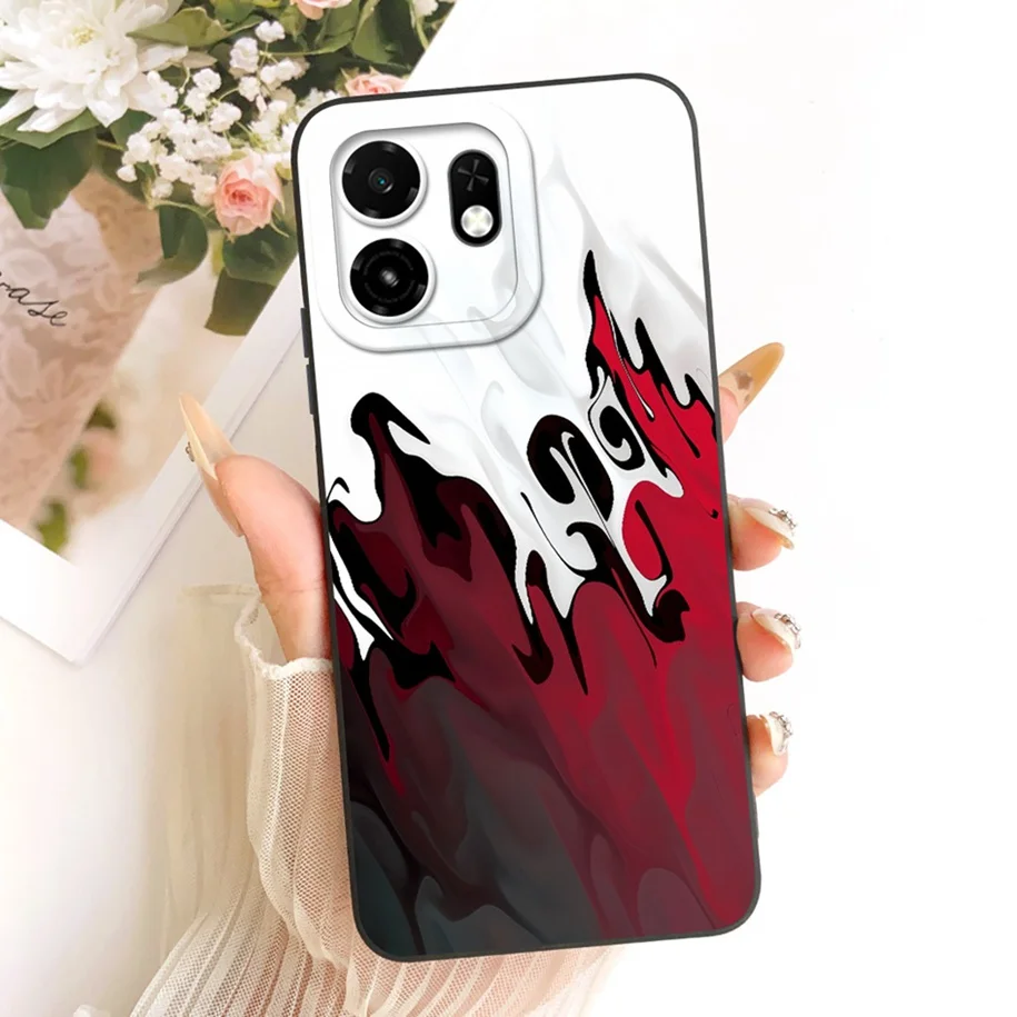 Luxury Painted Soft Silicone Phone Case with Camera Protection - Pretty Girls Design