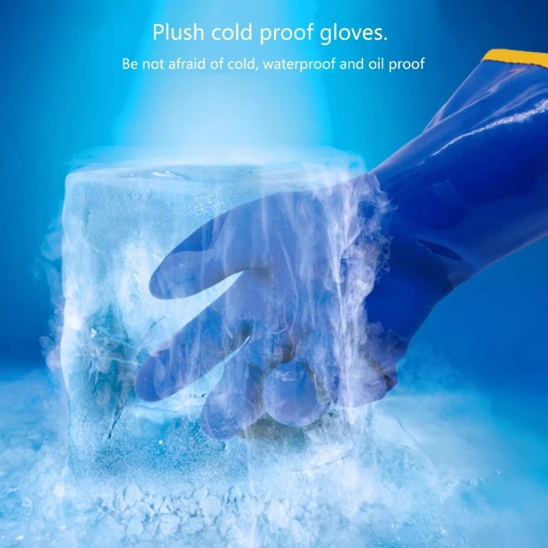 -20 Degrees Fishing Work Gloves Cold-proof Thermal Cold Anti-freeze Unisex 3