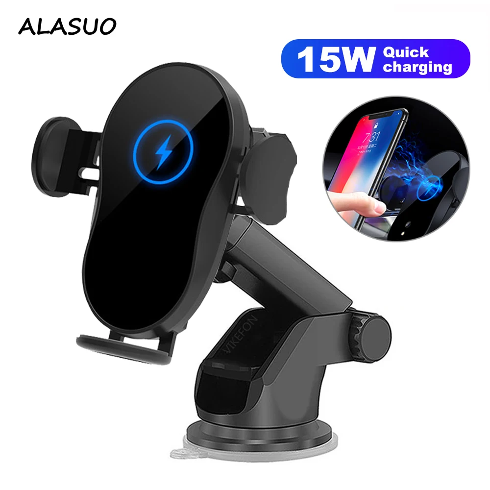 Automatic Wireless Car Charger QI 15W for Iphone 12 13 X 8/Xiaomi
