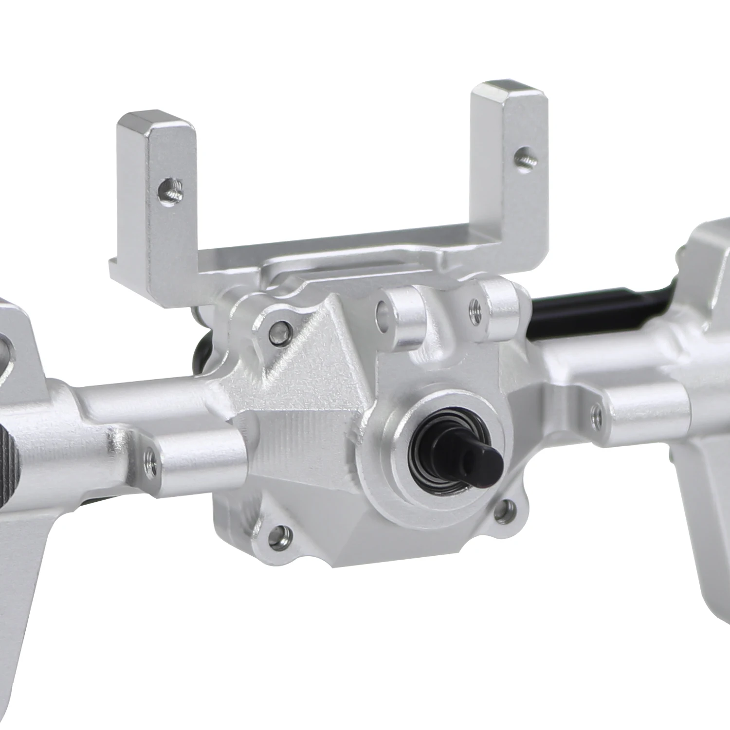 Aluminum Front Rear Portal Axle Complete Set+Brass Knuckle Cover For 1/24 1/18 FMS FCX24 Power Wagon K5 FCX18 LC80 RC Crawler