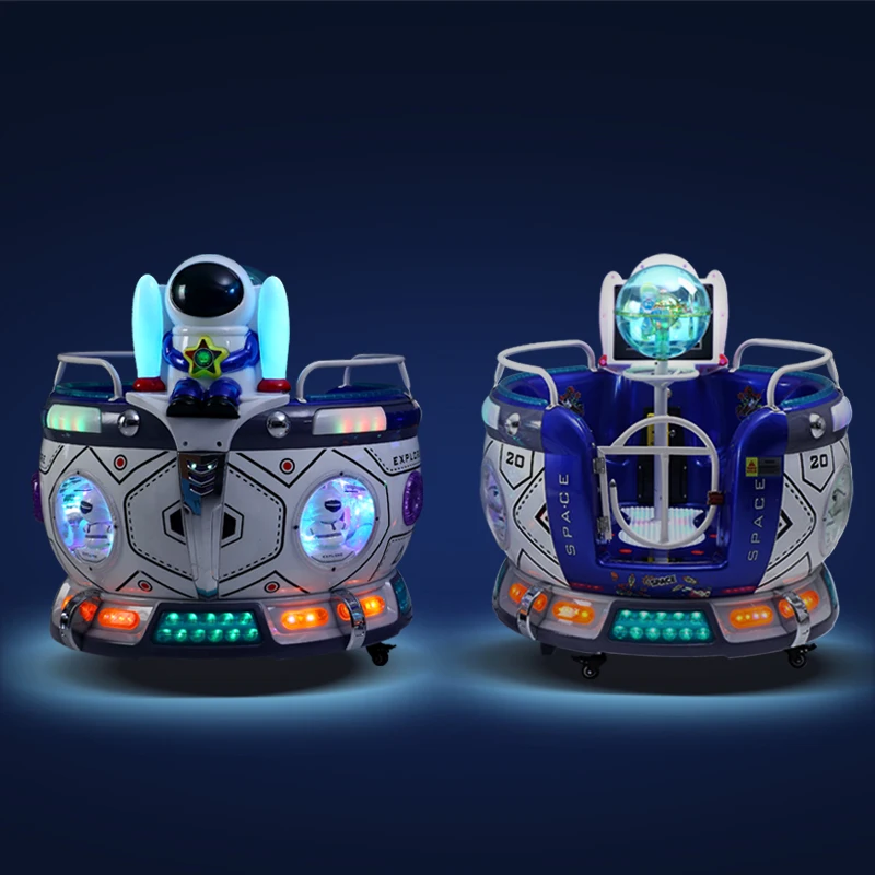 Bambini A Gettoni Kiddie Ride Russian Space Capsule Giradischi Girevole