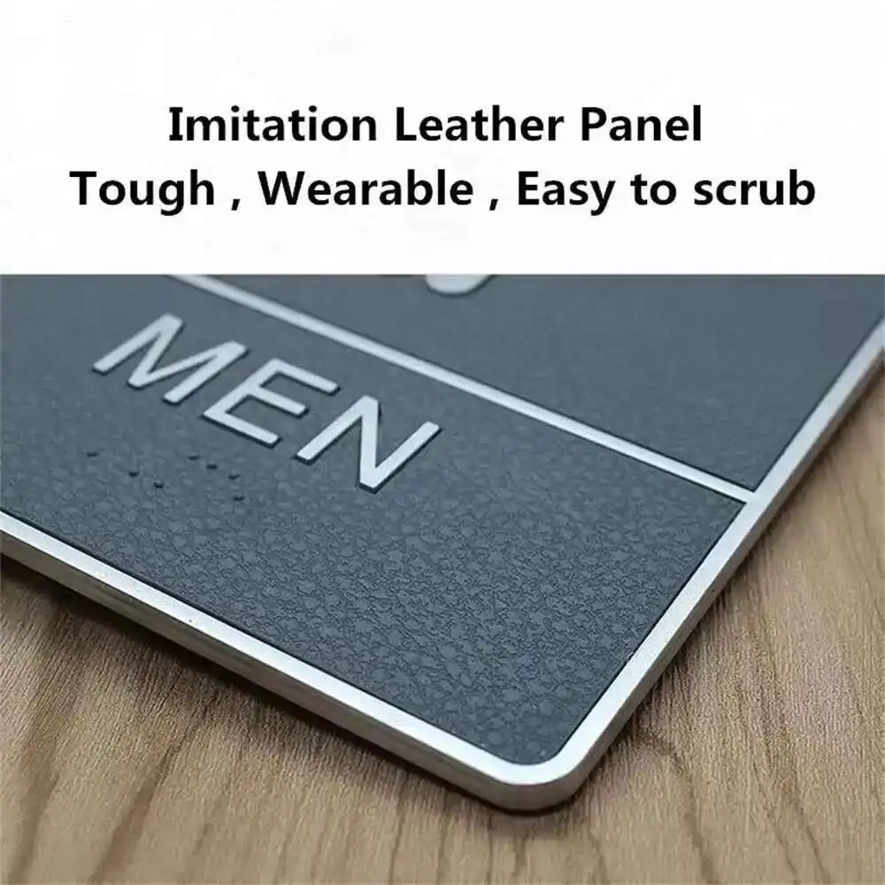 Toilet Doorplate Signs Creative Toilet Wall Sign Decor Door Signage Icon Door Wc Sign Plate