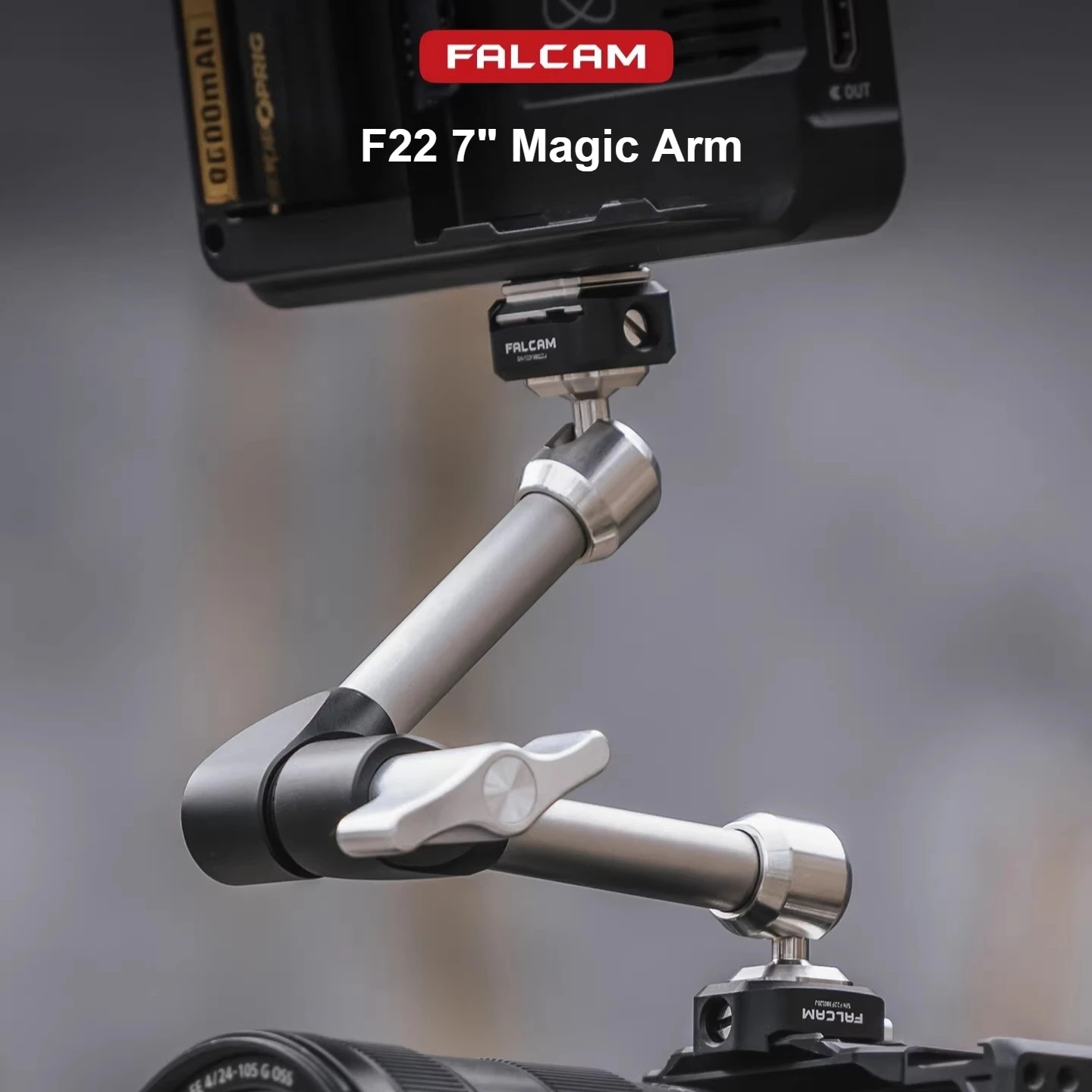 FALCAM F22 7인치 매직 암 플렉시블 홀더 |   모니터, 스마트폰, GoP..