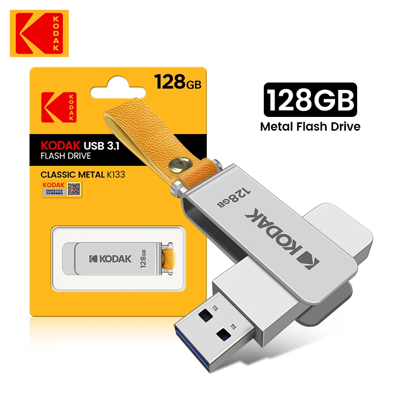 KODAK Pen USB 3.1 pendrive 128GB K133 Metal USB Flash Drive stick Memory stick Unidad flash - AliExpress