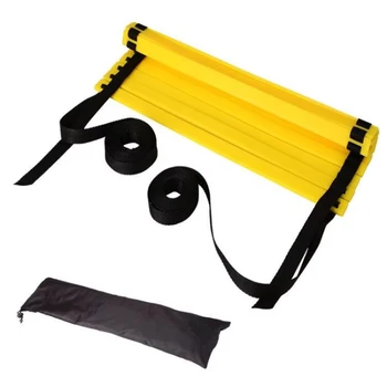 Scala per agilità per allenamento sportivo Scala per velocità in nylon, layout regolabile, ideale per calcio, palestra, allenamento a casa e trapani per lavori a piedi