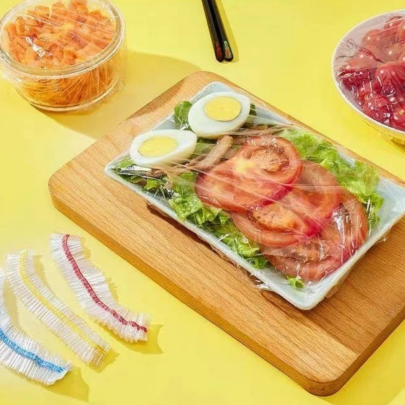

Fresh-keeping Lids Adjustable Elastic Plastic Caps Cover Food Storage Container Kitchen Fridge Organization Accessorie Houseware