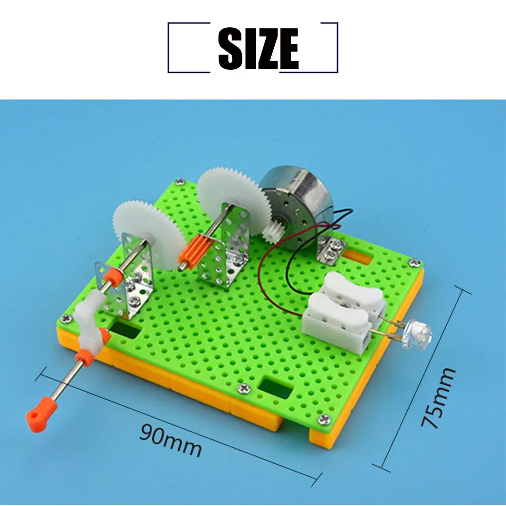 DIY For Children Plastic School Projects Science Experiment Toys Physics Learning Dynamo Generator Model STEM Toy