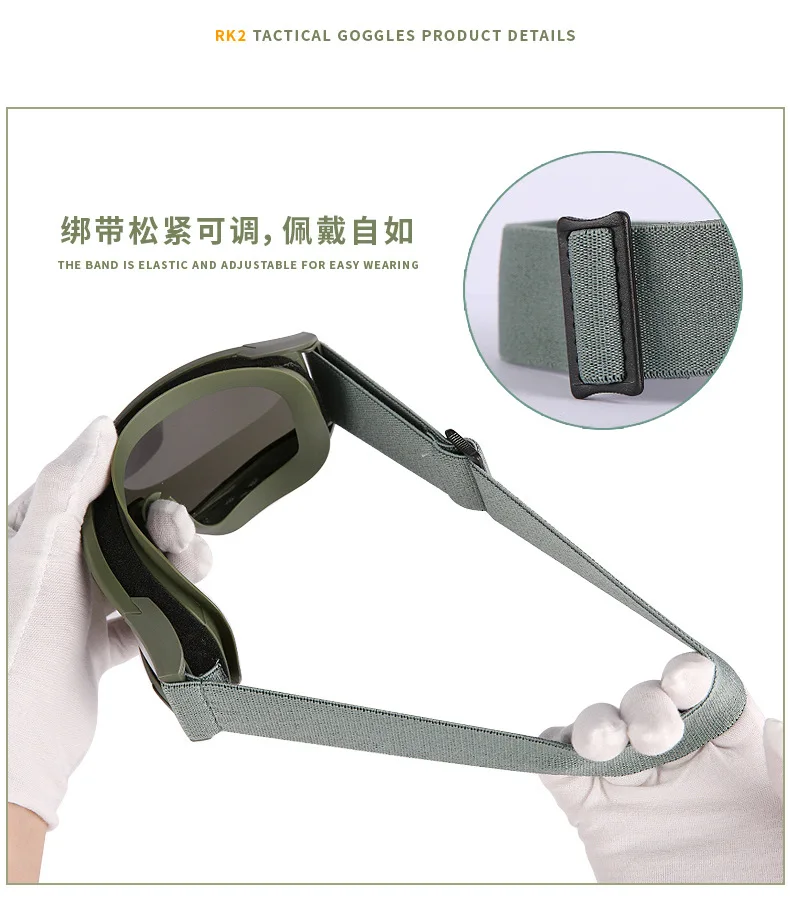 

RK2 Wholesale Alpha Tactical goggles Outdoor CS Shooting Army Goggles Snowboard Riding Sports Goggles Motorcycle Goggles Moto