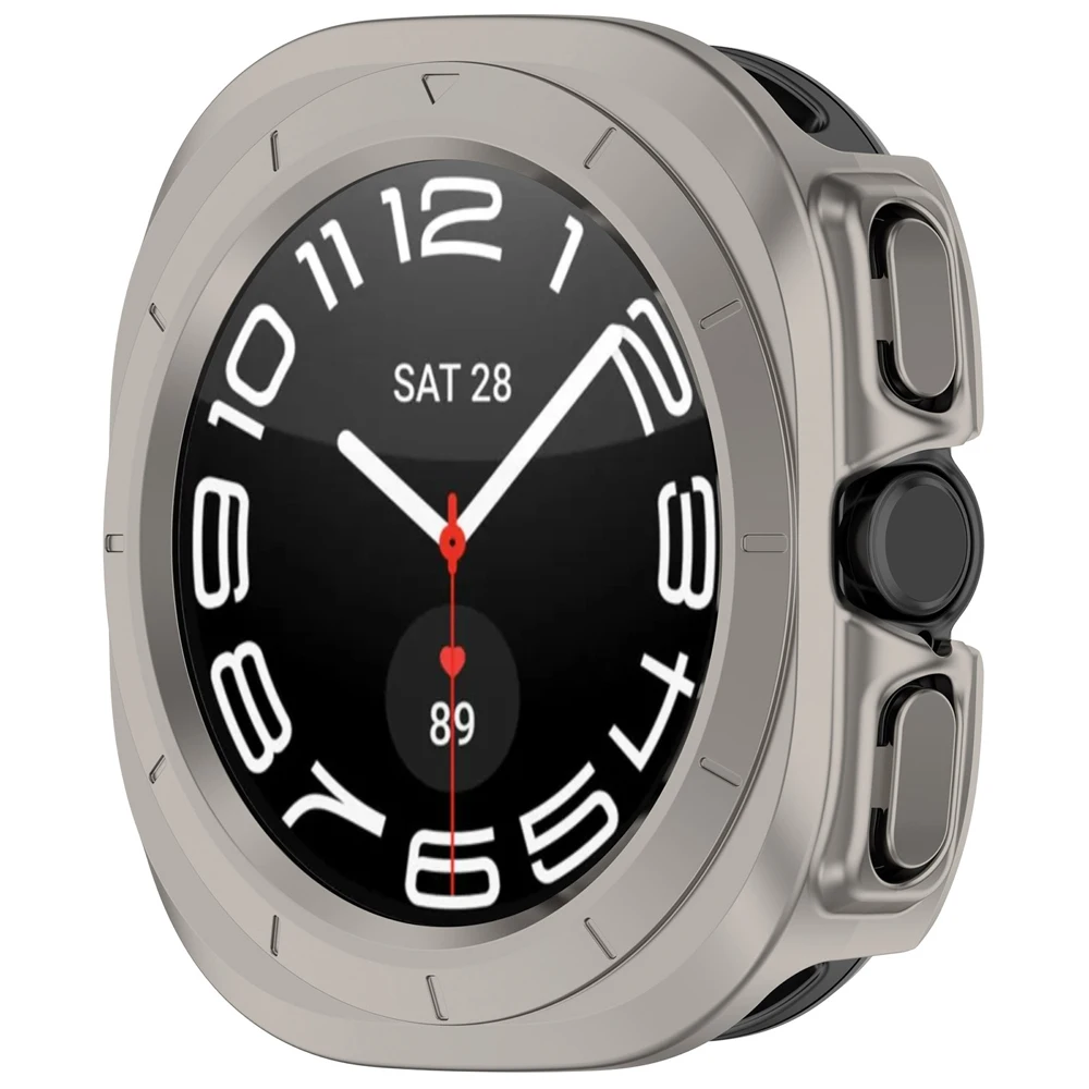 Premium Protective Case for Samsung Galaxy Watch Ultra, 47mm Frame Bumper Cover, Smartwatch Accessory