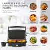 Hot Sale Grilled Cheese MakerStainless Steel Breakfast SteakSausageBacon Electric Griddle 5