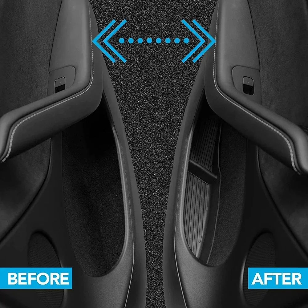 For Tesla Model 3 2021-2023 Door Side Tray Organizer Waterproof Storage Box Custom Design High-quality TPE Box Direct Install