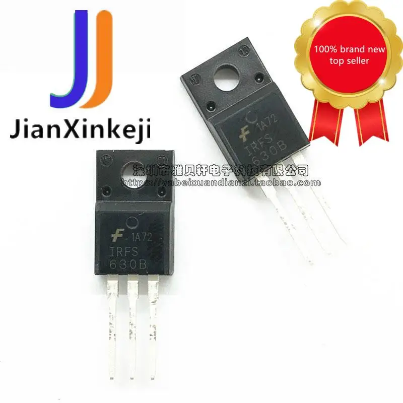 

10pcs100% Оригинальный Новый IRFS630B IRFS630 N канал 9A 200V полевой эффект, МОП-трубка, прямая штепсельная вилка TO220F