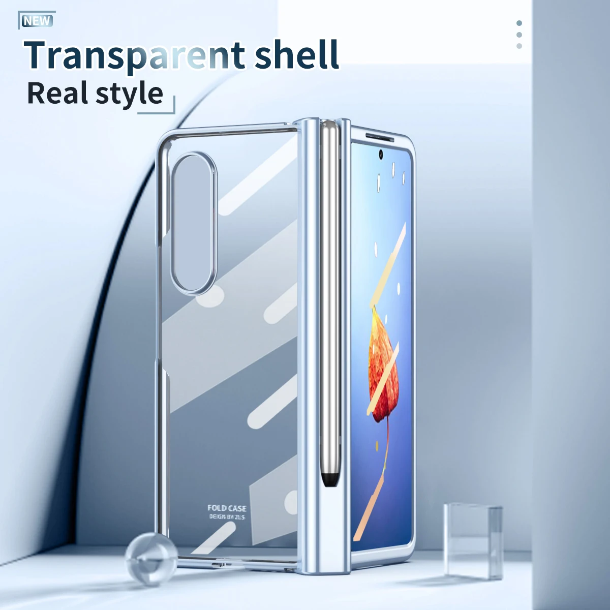 

Чехол для Samsung Galaxy Z Fold 5 4 5G с S Pen, защита на шарнире, переднее закаленное стекло, Защита экрана для Z Fold4 Fold5