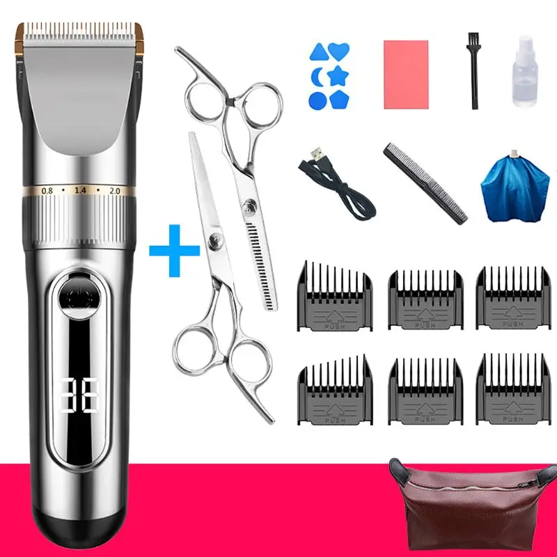 

USB for Smart for Touch LCD Hair Electric Hair Shaving Device Household Drop Shipping