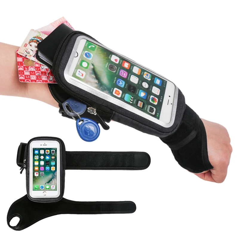 Wrist Bag Armbands For iPhone 14 13 12 11 Pro Max XR XS 7 8 Plus Samsung S23 S22 S21 Bicycle Touch Screen Storage Pouch mobile phone armband phone arm band phone armband sports arm bag fitness arm bag