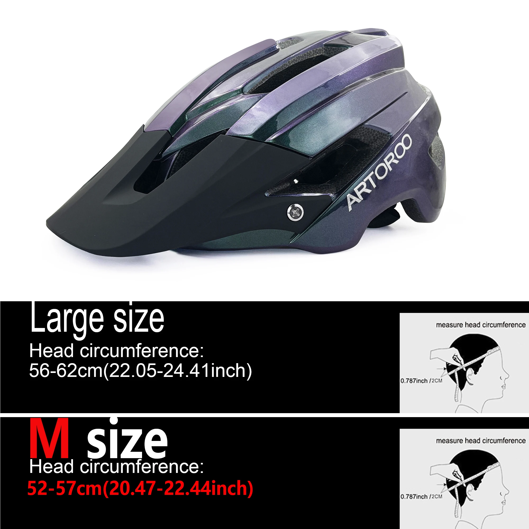 Cycling Helmet Ouwor Helmet Review ARTOROO Adult Mountain Bike