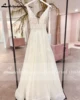 Lakshmigown Glitter Shiny Wedding Dress Customized V Neckline  Low V Back Vestidos De Noiva Bridal Gowns vestido de casamento 3