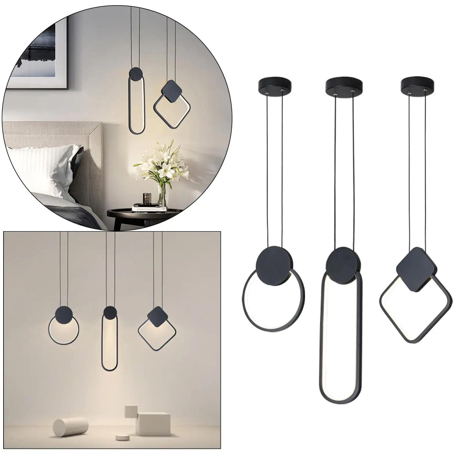 

Minimalist Ceiling Pendant Modern Hanging Light Chandelier Lamp Indoor Dining