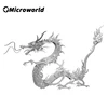 Microworld 3D Metal Puzzle Chinese Zodiac Dragon Model Kits DIY Laser Cut Assemble Jigsaw Toys Birthday Gifts For Adult Teen Kid 2
