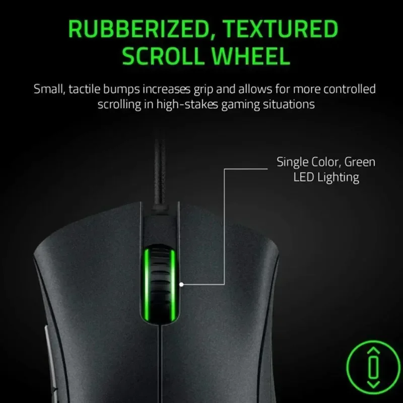 Razer DeathAdder Essential Wired Gaming Mouse 6400DPI 5 Independently Buttons for Laptop PC Gamer