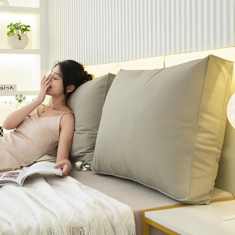 Cuscino Per Divano Letto Imbottito In Lino Con Federa In - Foto 5