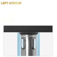 รางระบายน้ำยาวสีดำ สแตนเลส รางระบายน้ำแบบขยายสำหรับห้องอาบน้ำ กลางแจ้ง ระบายน้ำได้ปริมาณมาก 4