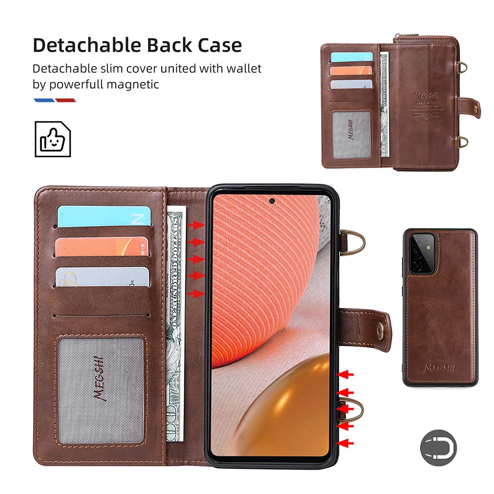 best waterproof phone pouch Wallet Leather Cell Phone Case For XiaoMi 9 10 10Pro 11 Lite 11T 5G Poco X3 Pro NFC M3 RedMi Note 8 9 10 11 designer phone pouch