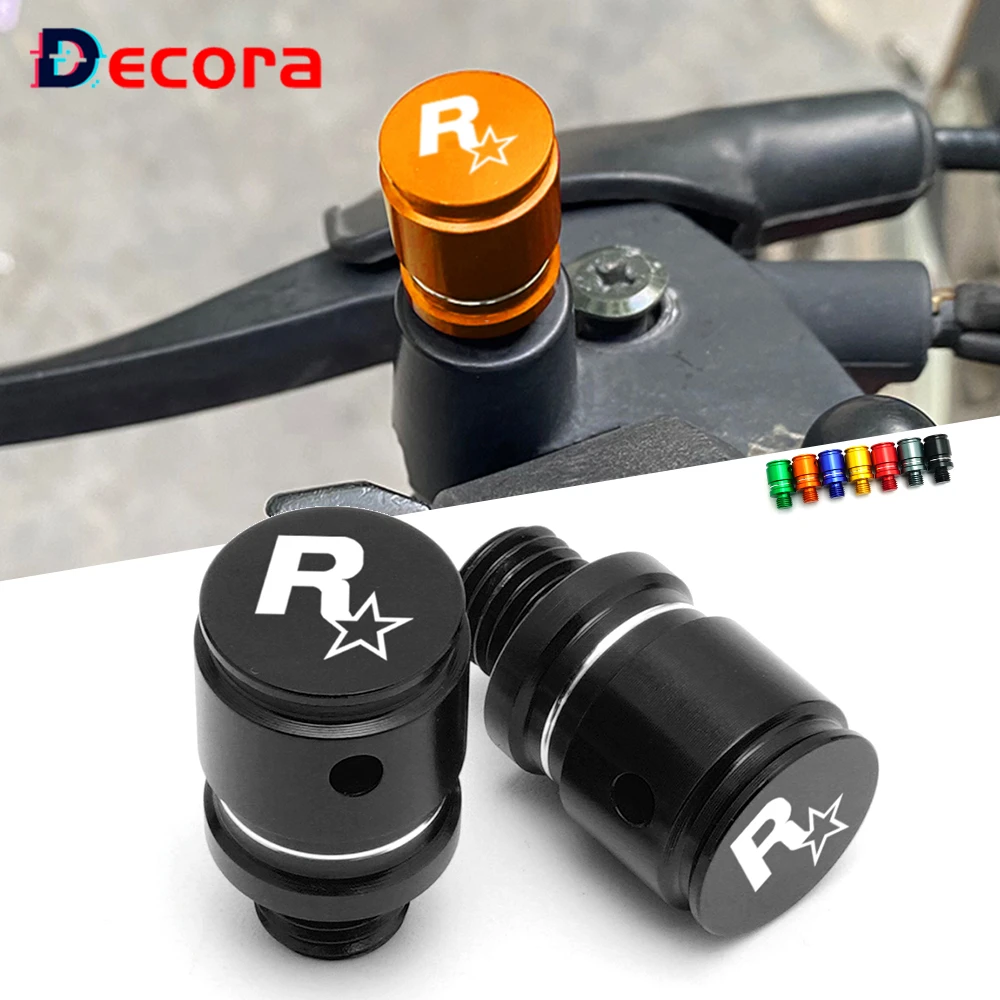 Per Aprilia Tuono V4 1100 Sl 750 Shiver Cnc Mirror Blank Hole Plugs Viti Bulloni Caps M10 Accessori Moto In Senso Orario Blu