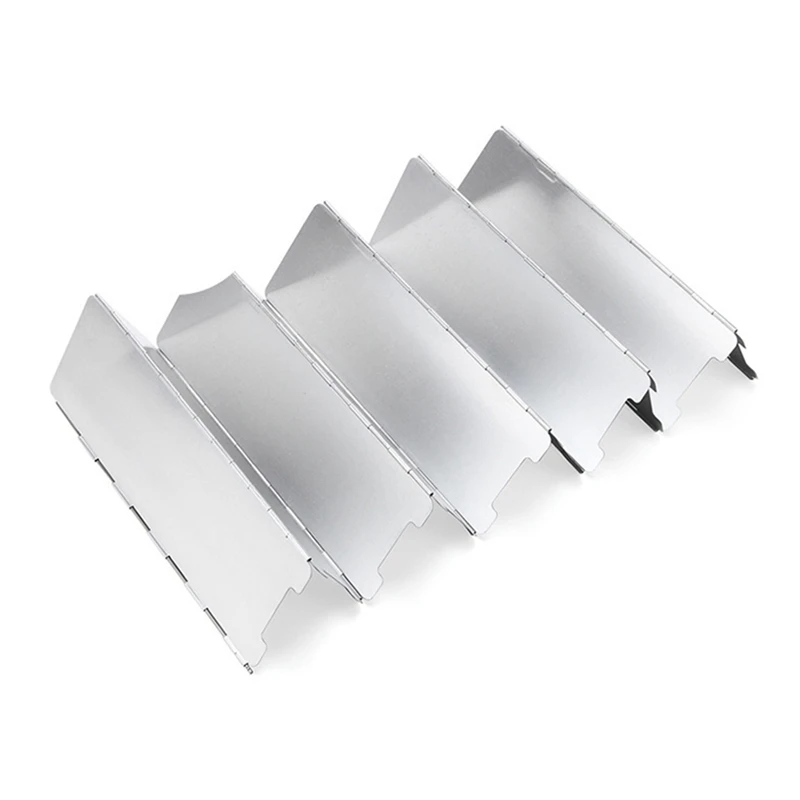 

Cassette Stove Wind Shield Wind Shield Foldable Aluminum Alloy With Pin Wind Shield Replacement Accessories