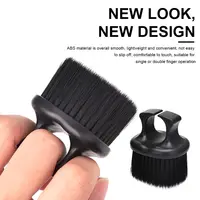 Mens Face Duster Beard Brushes Set Barber Hair Cutting Cleaning Neck Duster Hairbrush Salon Hairdressing Styling Tools Supplies 2