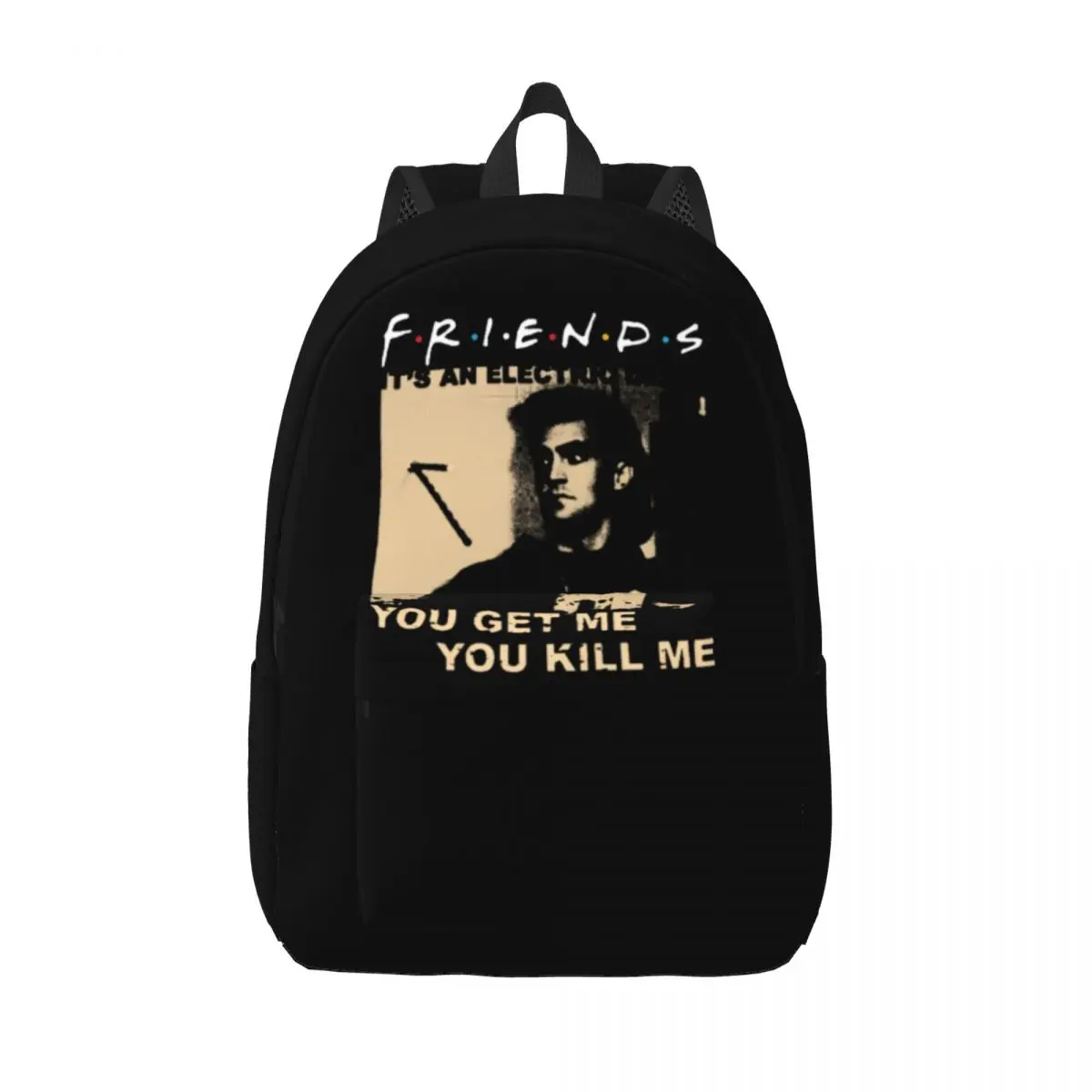 

Friends Matthew Perry Backpack for Men Women Fashion Student Business Daypack Laptop Shoulder Bag Lightweight