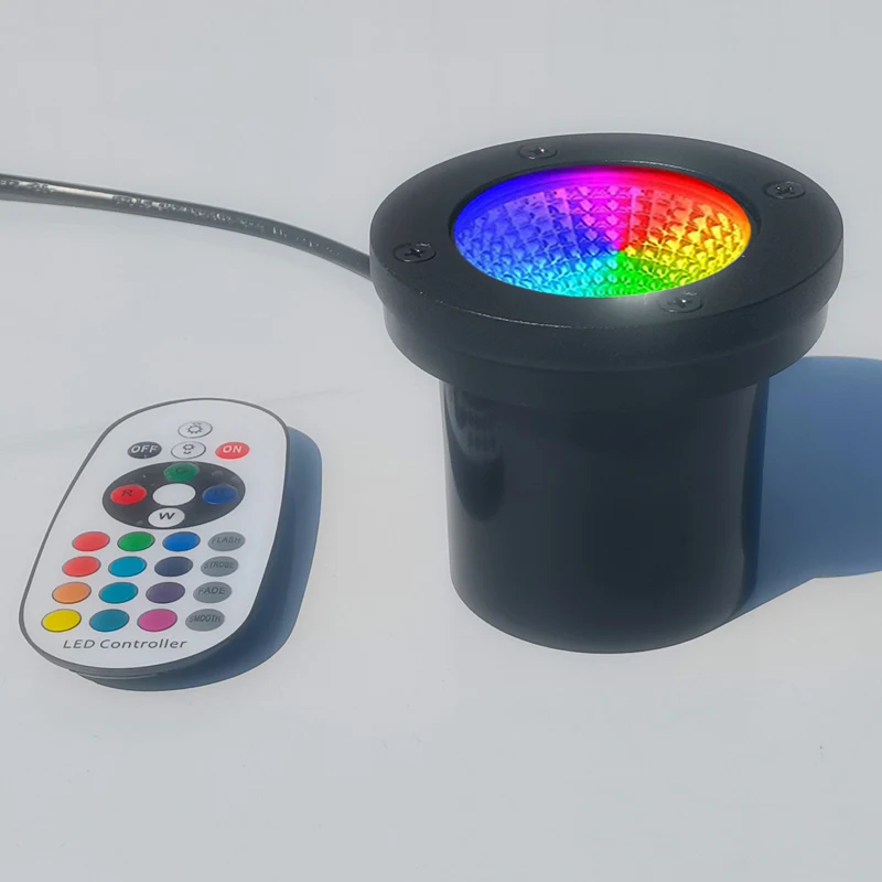 

Landscape Light 12V 220V RGB Warm White LED In-Ground Light Color Changing Outdoor Spotlight for Garden Deck Tree Pathway Stairs
