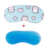 1pc Sleeping Eye Mask Soft Padded Sleep Travel Shade Cover with Ice Compress Gel Travel Rest Eye Shade Cover Blindfold 4