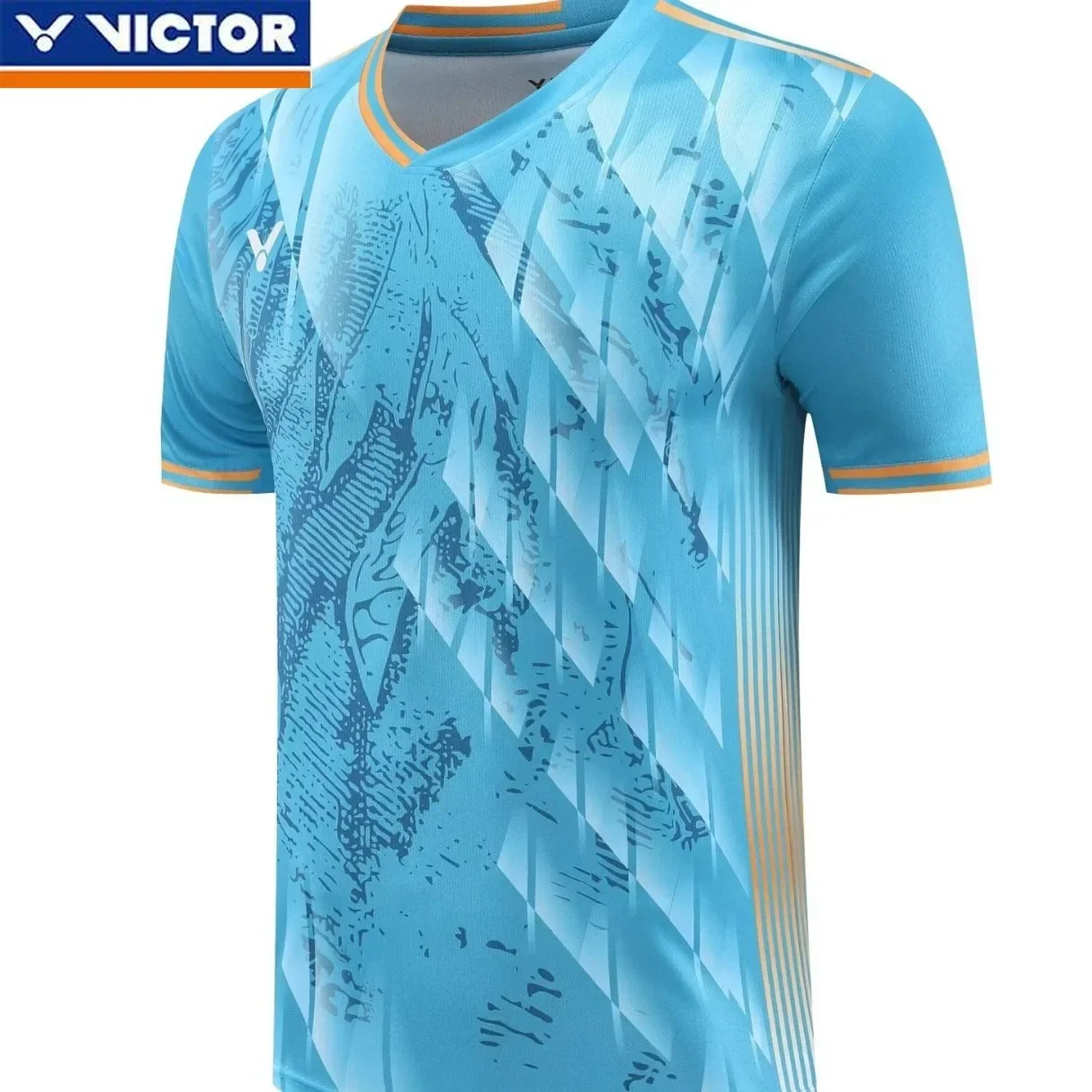 Victor New Badminton Suit Quick-drying Men's and Women's Sportswear Children's Competition Suit Breathable Short Sleeves
