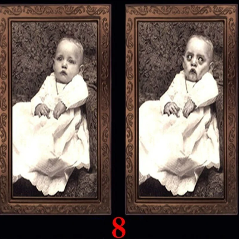 Haunting 3D Ghost Picture Frame Halloween Decoration