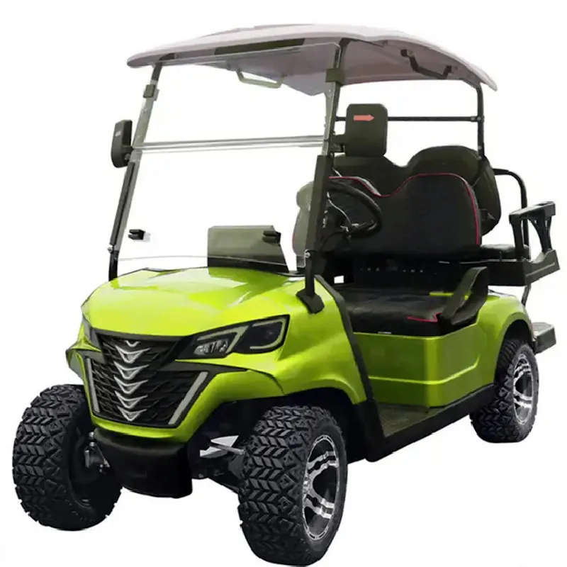 

Hot Selling Gasoline Or Electric 4-Seater 60V Battery Club Car Golf Cart Off-Road Vehicle With Off-Road Or On-Road Turf Tires