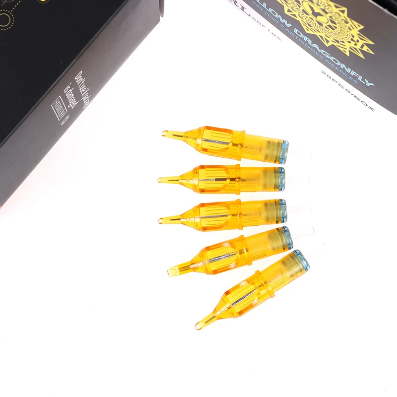 20pcs RL/RM Disposable Semi-Permanent Makeup Tattoo Cartridge Needle Pen Grip tattoo pigment ink tattoo ink set glow in the dark