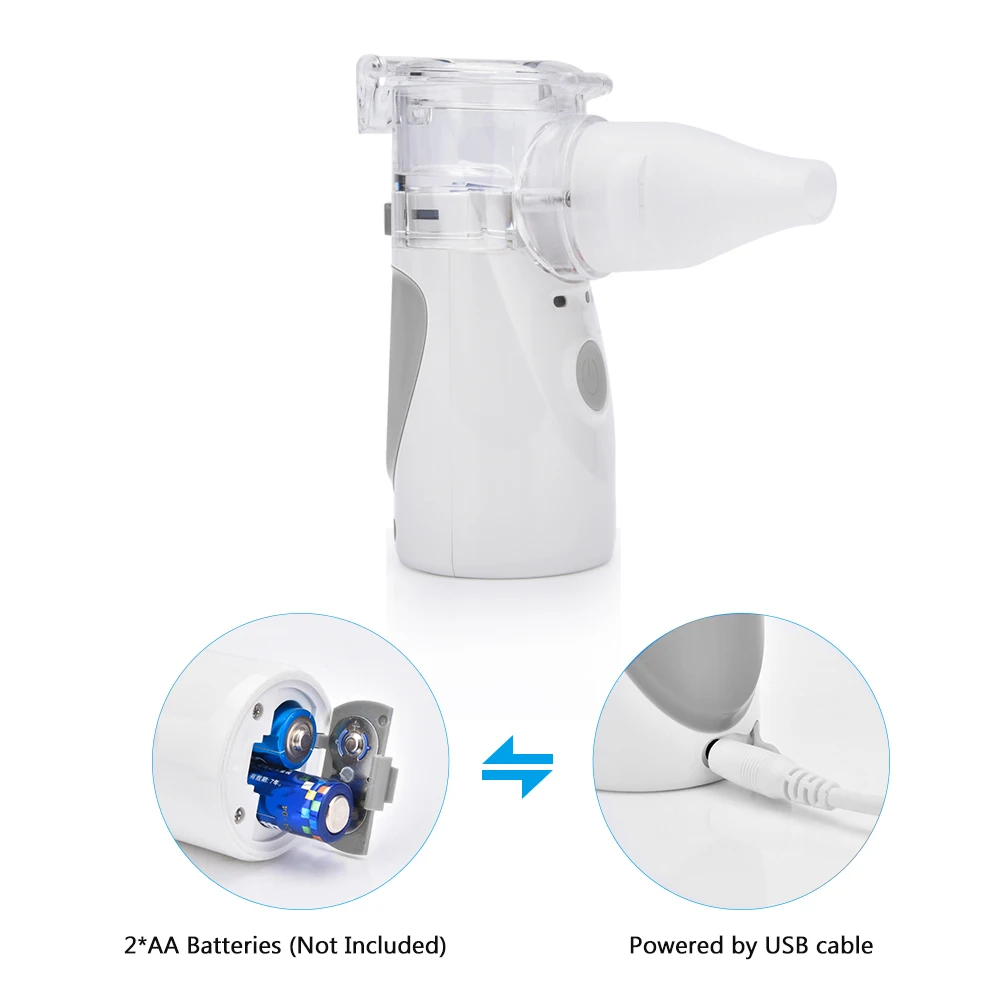 Ultrasonic Nebulizer Portable Home nhalers Nebulizer Mist Discharge Asthma Inhaler Mini Automizer Humidifier Adults Health Care