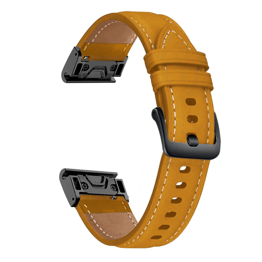 Garmin Enduro / Tactix Delta / Descen MK1 MK2 MK2 Ʈ ո ð Leahter Band Watchband 26mm Quick Fit watch Strap