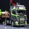 New Toucan DIY 6X6 Metal Chassis 1/14 770S RC Tractor Truck Hydraulic Crane Logging Trailer Painted Finished Car Machine Vehicle 2