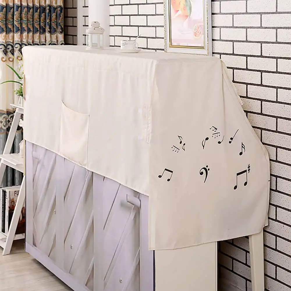 GoodTop Piano Cover Upright Top Cover Dustproof Chair Luxury Elegant Cute Piano Full