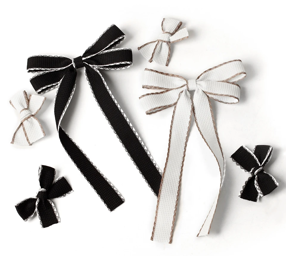 Mädchen Baby Feste Band Haar Clips Stirnbänder Kinder Mode Lässig Elastische Elegante Spitzen Niedliche Bögen Haarnadel Haar Zubehör – Detail 9