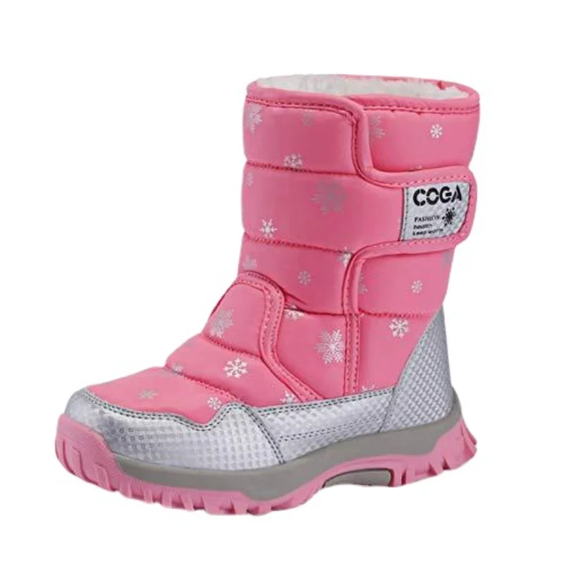 Casual Shoes Children Boots Girl Cotton Boots Thick Casual Warm Cotton Shoes Boys Snow Boots Winter Shoe Girl Kids Shoe Boy Ankle Boot