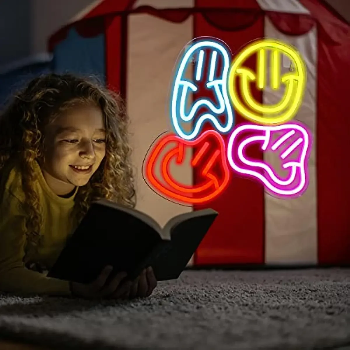 Smiling face with big round nerdy translucent glasses and one big  construction helmet, polygon style, colors: (Electric Indigo Purple and  Light Sea Green and Imperial Red) on Craiyon, image size:1200x1200